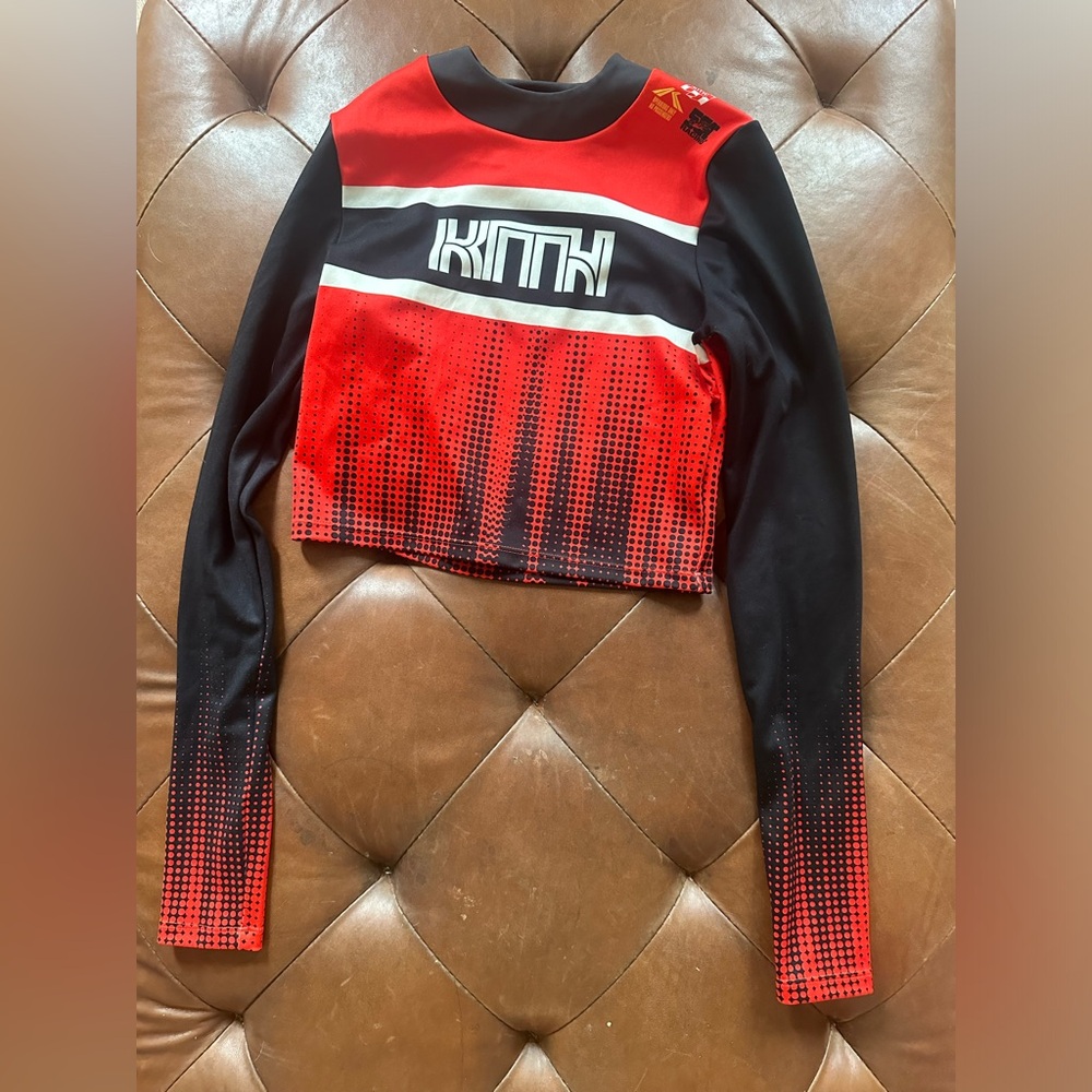 Kith Red and Black Long Sleeve Tee